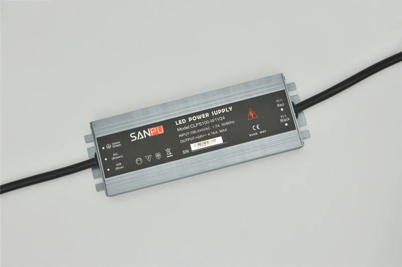 SANPU LED Power Supply 100W 24V IP67 Waterproof Constant Voltage AC-DC 24 Volt Lighting Transformer LEDs Driver IP66 24VDC Slim
SANPU LED Power Supply 100W 24V IP67 Waterproof Constant Voltage AC-DC 24 Volt Lighting Transformer LEDs Driver IP66 24VDC Slim