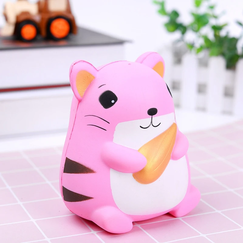 

Squishies Hamster Kawaii Animal Jumbo Slow Rising Squeeze Squishy Scented Antistress For Stress Reliever Squish Novelty Kids Toy
