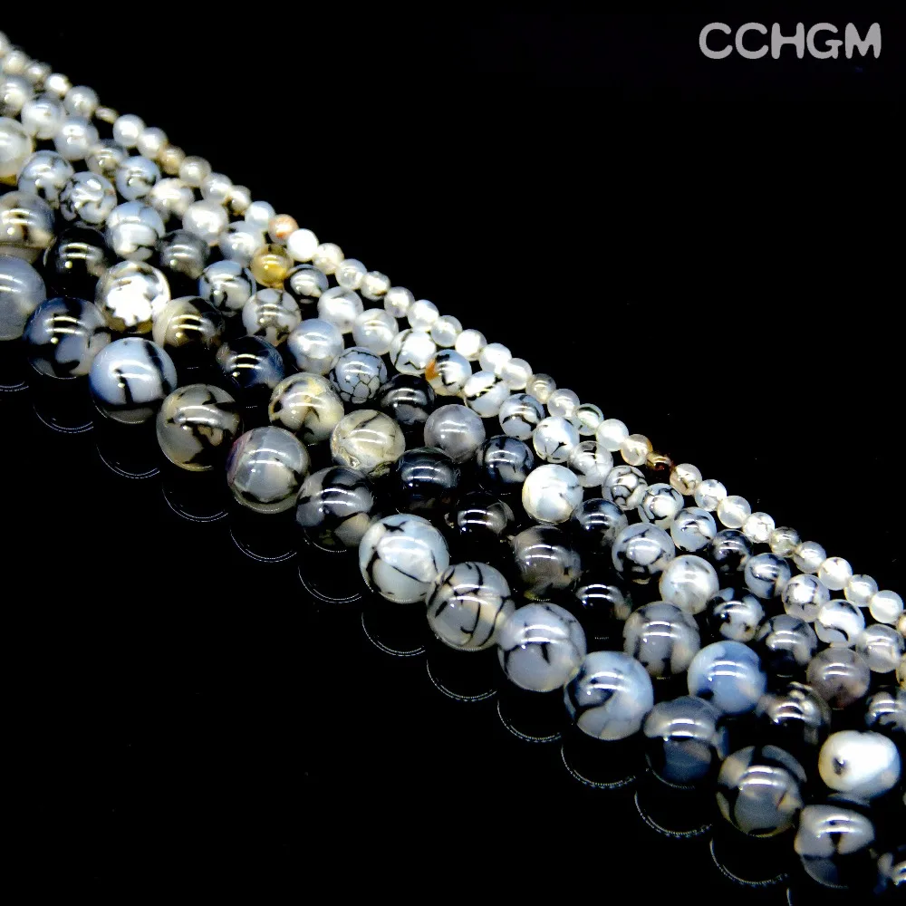 CCHGM Wholesale Natural Stone Beads For Jewelry Making Black White Texture Agates Beads Diy Bracelet Necklace 4/6/8/10/12mm
CCHGM Wholesale Natural Stone Beads For Jewelry Making Black White Texture Agates Beads Diy Bracelet Necklace 4/6/8/10/12mm