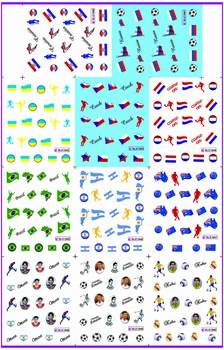 11 PACK/ LOT WATER DECAL NAIL ART NAIL STICKER SPORT FOOTBALL WORLD CUP SOCCER NATIONAL FLAGS BLE1940-1950
11 PACK/ LOT WATER DECAL NAIL ART NAIL STICKER SPORT FOOTBALL WORLD CUP SOCCER NATIONAL FLAGS BLE1940-1950