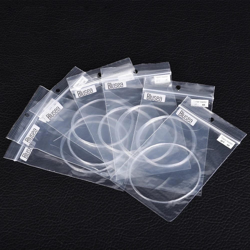 Blusea 5 Pack Fly Fishing Line 9 Feet 0X-6X Tapered Leader Fly Fishing Line 0X-7X Nylon Fly Fishing Leader Clear
Blusea 5 Pack Fly Fishing Line 9 Feet 0X-6X Tapered Leader Fly Fishing Line 0X-7X Nylon Fly Fishing Leader Clear