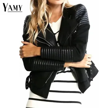 Black suede motorcycle faux leather jacket women slim fit coats ladies moto womens leather jackets and coats spring 2018
Black suede motorcycle faux leather jacket women slim fit coats ladies moto womens leather jackets and coats spring 2018