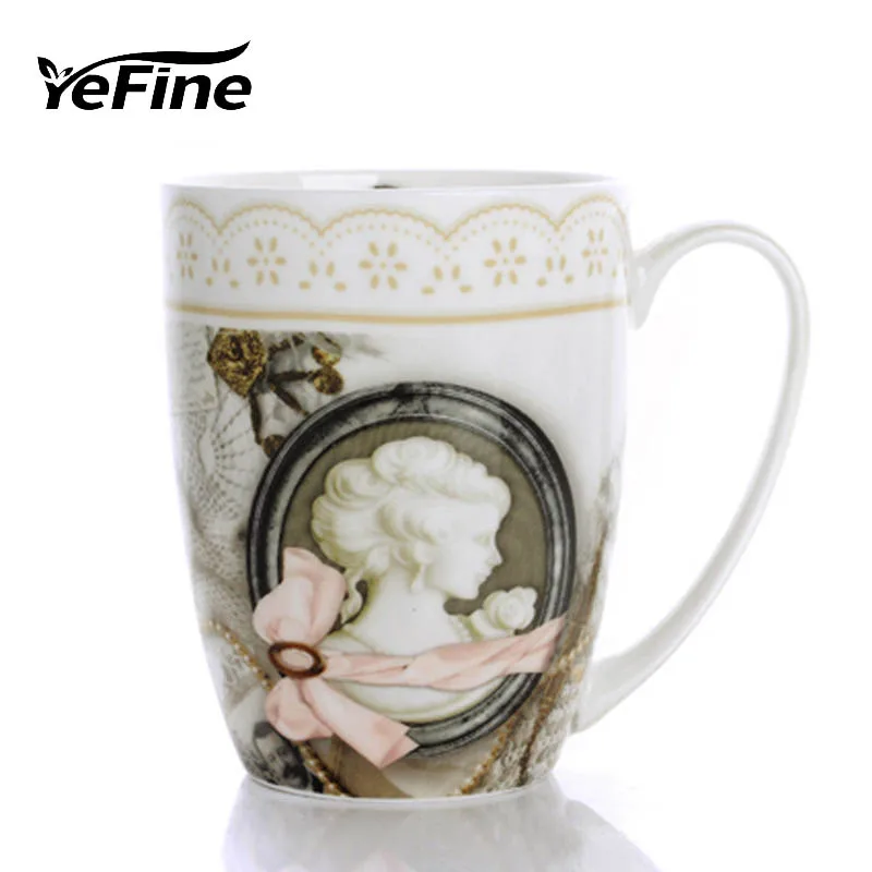 YeFine Office Cups Western Style Ceramic Mugs Advanced Gift Bone China Coffee Cups 350 ml Water Container Cups And Mugs
YeFine Office Cups Western Style Ceramic Mugs Advanced Gift Bone China Coffee Cups 350 ml Water Container Cups And Mugs