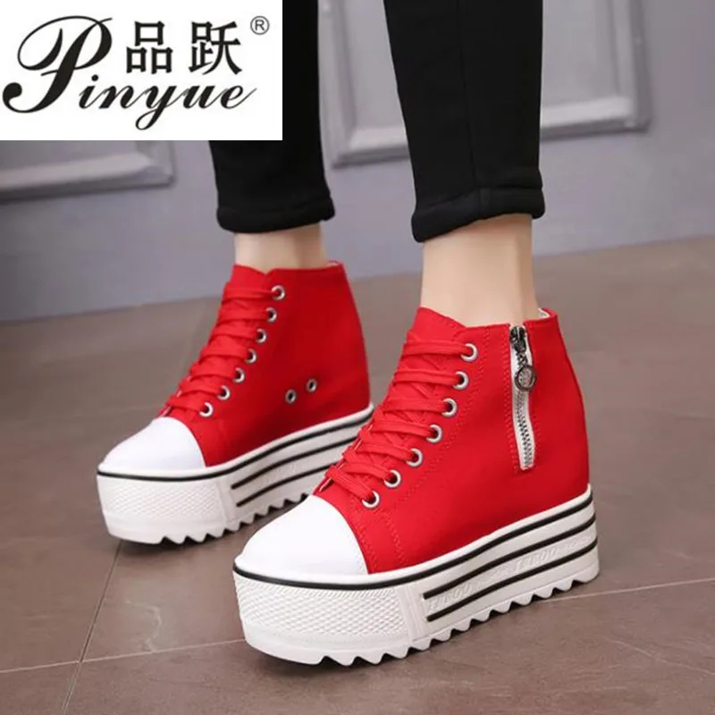 2019 Spring Wedges Canvas Shoes Woman Platform Sneakers Zipper Shoes Hidden Heel Height Increasing Casual Shoes Flats For Women
2019 Spring Wedges Canvas Shoes Woman Platform Sneakers Zipper Shoes Hidden Heel Height Increasing Casual Shoes Flats For Women