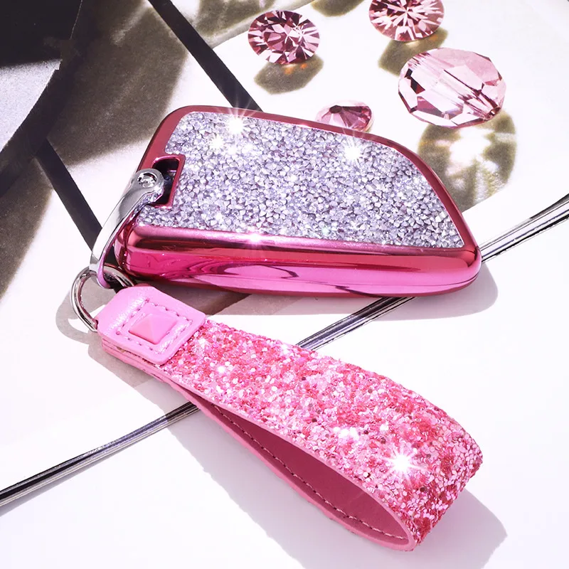2019 Luxurious Starry Bling Crystal Diamond Key Case Shell Protector for BMW 525li New 5 series X3 X1 X5 X6 For Women Girls 
2019 Luxurious Starry Bling Crystal Diamond Key Case Shell Protector for BMW 525li New 5 series X3 X1 X5 X6 For Women Girls