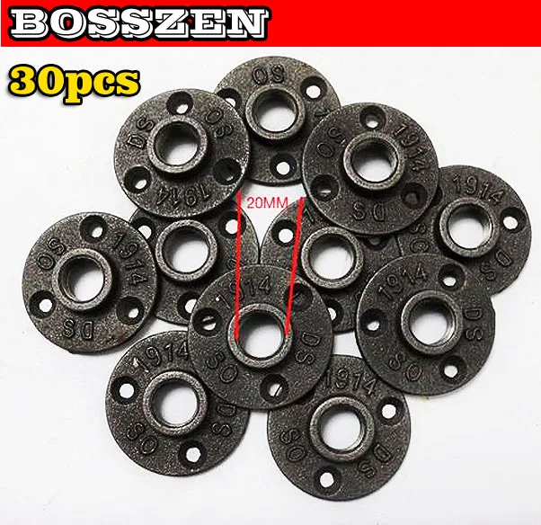 30PCS/LOT Cast Iron Flange Base Antique Bracket For G1/2" Tube Pipe Loft Industrial Style
30PCS/LOT Cast Iron Flange Base Antique Bracket For G1/2" Tube Pipe Loft Industrial Style