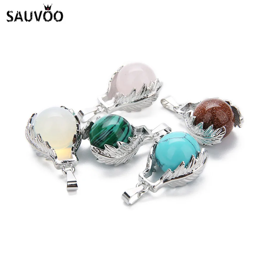 SAUVOO Round Malachite Opal Natural Stone Pendants Silver Color Metal Alloy Leaf Slide Charm Pendant Necklace Diy Jewelry Making
SAUVOO Round Malachite Opal Natural Stone Pendants Silver Color Metal Alloy Leaf Slide Charm Pendant Necklace Diy Jewelry Making