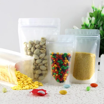 50Pcs 4.3''x6.7'' (11x17cm) Frosted Surface Clear Zip Lock Plastic Package Stand Up Bag Resealable Nuts Sugar Storage Poly Pouch
50Pcs 4.3''x6.7'' (11x17cm) Frosted Surface Clear Zip Lock Plastic Package Stand Up Bag Resealable Nuts Sugar Storage Poly Pouch