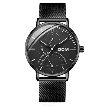 DOM luxury brand wristwatches waterproof mens watches quartz stainless steel business man clocks calendar Switzerland watch
DOM luxury brand wristwatches waterproof mens watches quartz stainless steel business man clocks calendar Switzerland watch