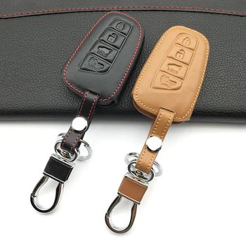For Hyundai Solaris Accent Elantra ix35 ix45 Santa Fe Latest Genuine Leather Skin Case Car Key Cover 4 Buttons Smart Key Shell
For Hyundai Solaris Accent Elantra ix35 ix45 Santa Fe Latest Genuine Leather Skin Case Car Key Cover 4 Buttons Smart Key Shell