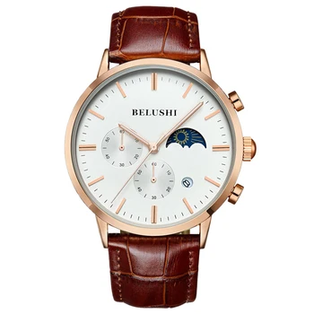 Belushi Multifunctional Waterproof Men'S Watch Sun Moon Leather Fashion 5 Pin Quartz Wrist Watch Male Watch
Belushi Multifunctional Waterproof Men'S Watch Sun Moon Leather Fashion 5 Pin Quartz Wrist Watch Male Watch
