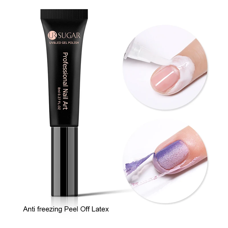UR SUGAR 8ml Peel Off Liquid Tape Antifreezing Odorless White Nail Skin Edge Protection Quick Drying Manicure Nail Gel
UR SUGAR 8ml Peel Off Liquid Tape Antifreezing Odorless White Nail Skin Edge Protection Quick Drying Manicure Nail Gel