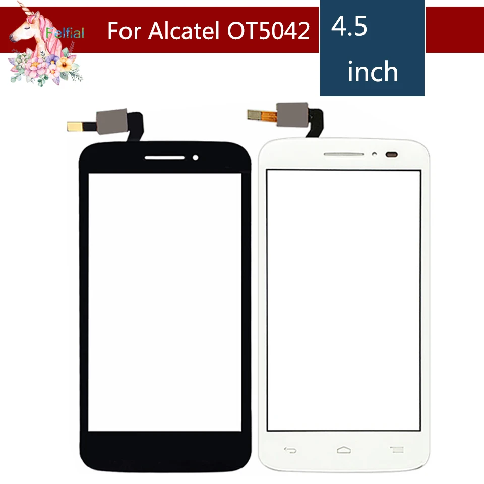 4.5" For Alcatel One Touch POP 2 5042D OT5042 5042 Touch Screen Digitizer Sensor Outer Glass Lens Panel Replacement
4.5" For Alcatel One Touch POP 2 5042D OT5042 5042 Touch Screen Digitizer Sensor Outer Glass Lens Panel Replacement