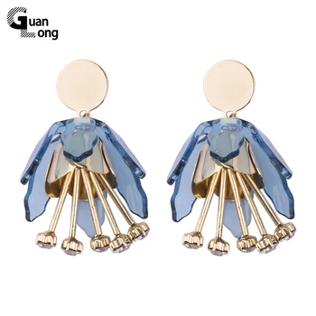 GuanLong Fashion Plated Gold Flower Acrylic Earrings For Women 2018 New Earings Fashion Jewelry Wholesale
GuanLong Fashion Plated Gold Flower Acrylic Earrings For Women 2018 New Earings Fashion Jewelry Wholesale