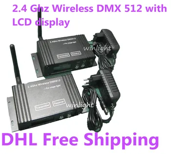 ( 2 pcs / lot ) 2.4G Wireless DMX 512 Controller Transmitter & Receiver 2in1 LCD Display Repeater Lighting Controller
( 2 pcs / lot ) 2.4G Wireless DMX 512 Controller Transmitter & Receiver 2in1 LCD Display Repeater Lighting Controller