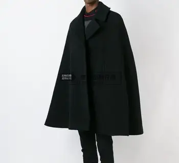 Customize style New fashion Men cape coat loose long woollen overcoat woolen cloth thick coat autumn winter clothing
Customize style New fashion Men cape coat loose long woollen overcoat woolen cloth thick coat autumn winter clothing