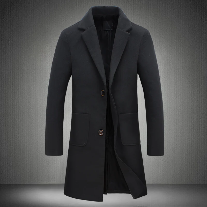 2019 New Autumn Winter Trench Coat Men Turn-Down Collar Slim Fit Overcoat for Man Long Coat Windbreaker 5XL 
2019 New Autumn Winter Trench Coat Men Turn-Down Collar Slim Fit Overcoat for Man Long Coat Windbreaker 5XL