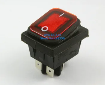 10 Pieces 16(8)A 250VAC 4 Pin DPST ON/OFF Red Lamp Light Waterproof Rocker Switch
10 Pieces 16(8)A 250VAC 4 Pin DPST ON/OFF Red Lamp Light Waterproof Rocker Switch