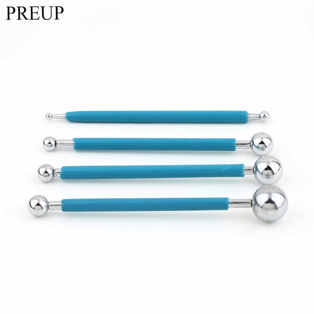 PREUP 4 Pcs/Set Stainless Ball Sticks Mold Sugar craft Fondant Cake Decorating Kit Flower Molds Kitchen Polymer Clay Tools
PREUP 4 Pcs/Set Stainless Ball Sticks Mold Sugar craft Fondant Cake Decorating Kit Flower Molds Kitchen Polymer Clay Tools
