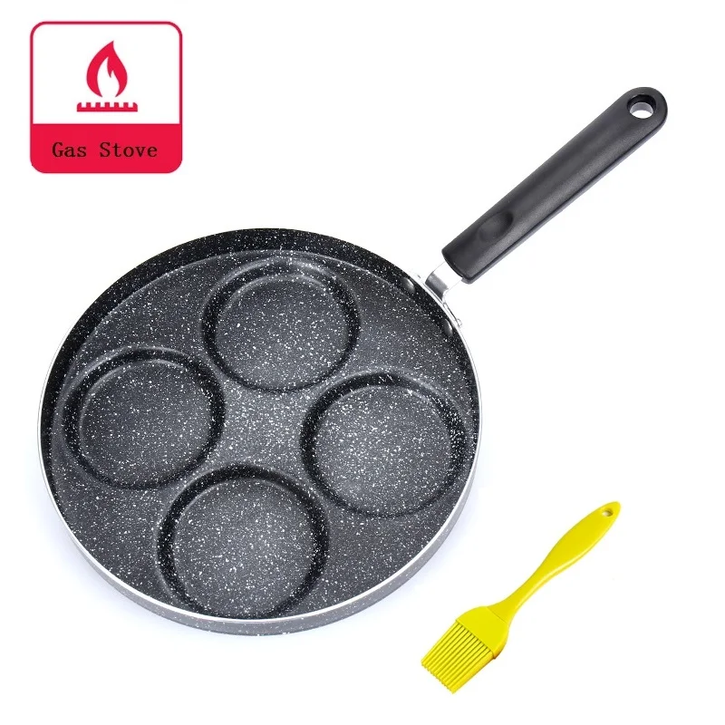 3/4 Hole Omelet Pan Eggs Ham Pancake Maker With Oil Brush Creative Frying Pan Nonstick Breakfast Grill Pan Cooking Pot 22CM/24CM
3/4 Hole Omelet Pan Eggs Ham Pancake Maker With Oil Brush Creative Frying Pan Nonstick Breakfast Grill Pan Cooking Pot 22CM/24CM