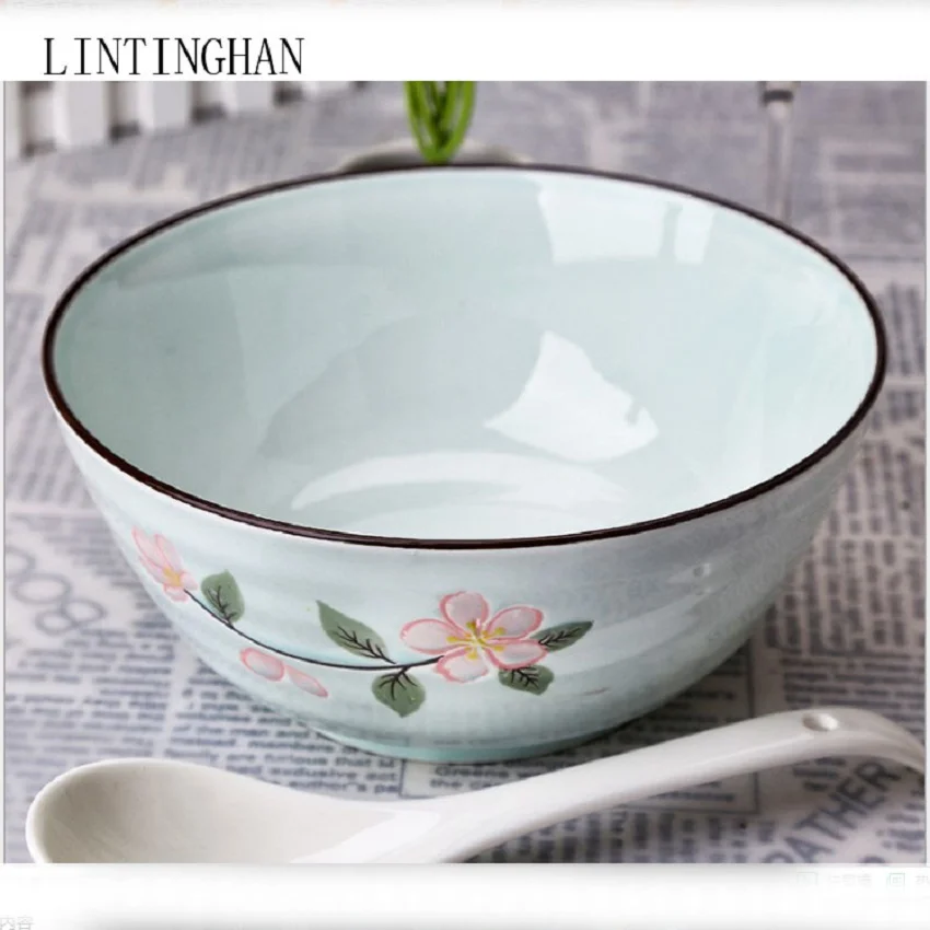 Household ceramic tableware rice eating bowl large bowl net red bowl size soup bowl creative glaze color LIN TING HAN
Household ceramic tableware rice eating bowl large bowl net red bowl size soup bowl creative glaze color LIN TING HAN