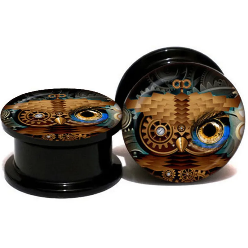 New Fashion Cute Animal Owl Flesh Tunnel Plugs Gauge Ear Stretcher Expander Rings Sexy Body Piercing Jewelry Summer Style
New Fashion Cute Animal Owl Flesh Tunnel Plugs Gauge Ear Stretcher Expander Rings Sexy Body Piercing Jewelry Summer Style
