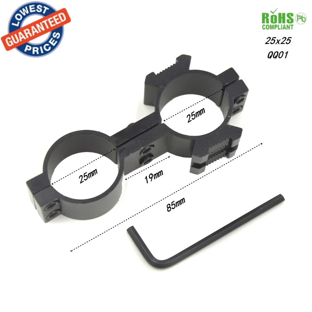 AloneFire 25x25 Adapter to Picatinny Rail scope mount hunting optics 25x25MM scope mounts 1pc
AloneFire 25x25 Adapter to Picatinny Rail scope mount hunting optics 25x25MM scope mounts 1pc