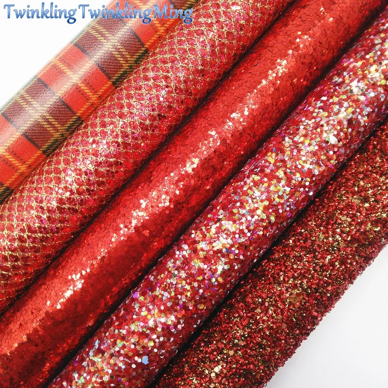 RED Chunky Glitter Canvas Sheet, 8"x11" Glitter Sheets, Faux Leather Sheet, Chunky Glitter Hair Bow & Earring Fabric XM016
RED Chunky Glitter Canvas Sheet, 8"x11" Glitter Sheets, Faux Leather Sheet, Chunky Glitter Hair Bow & Earring Fabric XM016