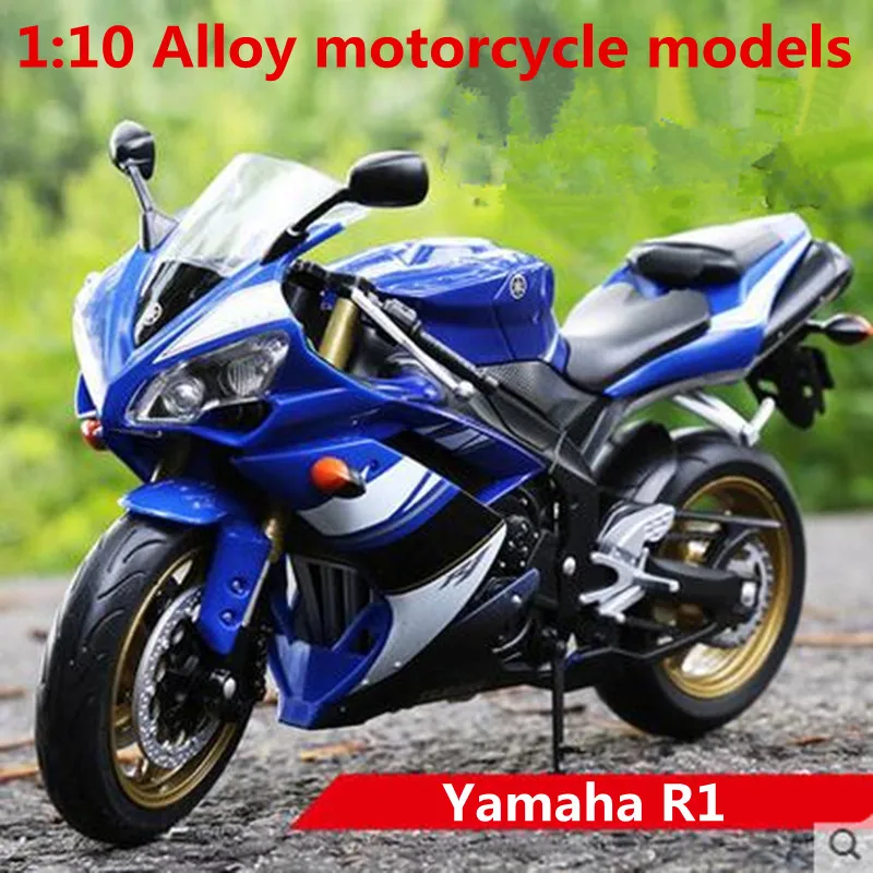 1:10 Alloy motorcycle models ,high simulation metal casting motorcycle toys,Yamaha R1 Road Racing,free shipping
1:10 Alloy motorcycle models ,high simulation metal casting motorcycle toys,Yamaha R1 Road Racing,free shipping