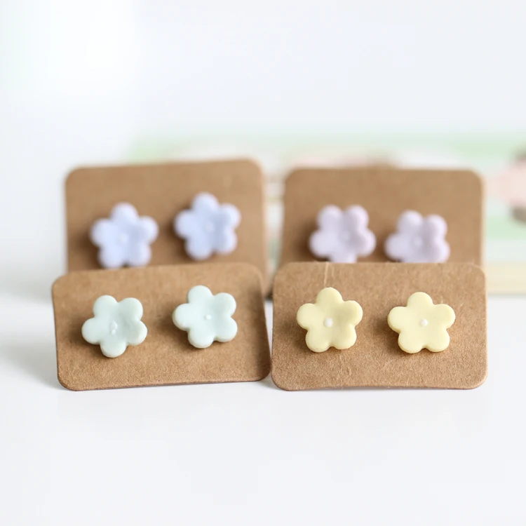 Color Mud Plum Flower Porcelain Stud Earrings Handmade Ceramic Earrings Jewelry National Style Women Clothing Accessories Mujer
Color Mud Plum Flower Porcelain Stud Earrings Handmade Ceramic Earrings Jewelry National Style Women Clothing Accessories Mujer