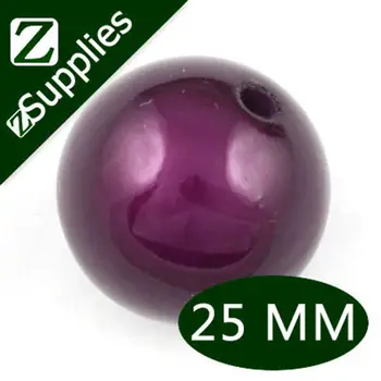 2015 Hot Sale Acrylic Spacer Beads Wholesale, 25mm Dark Purple Miracle Beads for Jewelry, Perle Magique
2015 Hot Sale Acrylic Spacer Beads Wholesale, 25mm Dark Purple Miracle Beads for Jewelry, Perle Magique