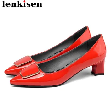 2019 superstars handmade full grain leather strange style med heels pointed toe metal buckle dress career plus size shoes L7f3
2019 superstars handmade full grain leather strange style med heels pointed toe metal buckle dress career plus size shoes L7f3