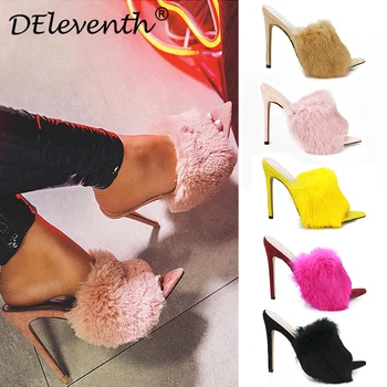 DEleventh EGO SIMMI CAPE Fluffy pointy stiletto high heels shoes woman fur slipper sandals rose yellow pink nude black EUR 43 42
DEleventh EGO SIMMI CAPE Fluffy pointy stiletto high heels shoes woman fur slipper sandals rose yellow pink nude black EUR 43 42