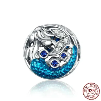 Enamel Round Beads For Jewelry Making 925 Sterling Silver Fairy Tale Mermaid Charm For Snake Silver Bracelet Scc1209
Enamel Round Beads For Jewelry Making 925 Sterling Silver Fairy Tale Mermaid Charm For Snake Silver Bracelet Scc1209