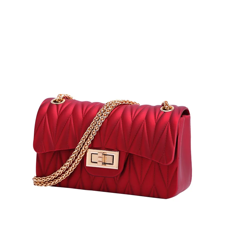 Summer Women Jelly Bag Chain Leaf Patten Pvc Shoulder Crossbody Luxury Handbags Women Bags Designer Famous Brand Bolsa Feminina
Summer Women Jelly Bag Chain Leaf Patten Pvc Shoulder Crossbody Luxury Handbags Women Bags Designer Famous Brand Bolsa Feminina