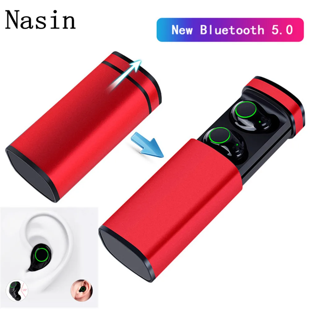 Nasin x23 TWS Mini Touchs Bluetooth 5.0 Wireless Earphone Waterproof with Mic Sport Running Headset Stereo for xiaomi iphone
Nasin x23 TWS Mini Touchs Bluetooth 5.0 Wireless Earphone Waterproof with Mic Sport Running Headset Stereo for xiaomi iphone