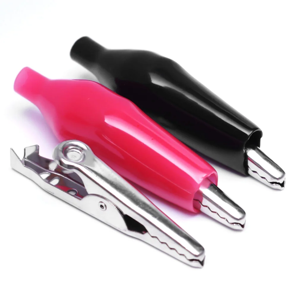 20pcs/lot 45MM Metal Alligator Clip G98 Crocodile Electrical Clamp for Testing Probe Meter Black and Red with Plastic Boot
20pcs/lot 45MM Metal Alligator Clip G98 Crocodile Electrical Clamp for Testing Probe Meter Black and Red with Plastic Boot