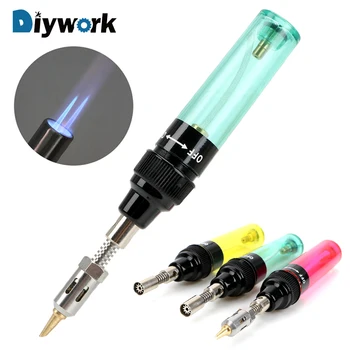 DIYWORK Electric Gas Soldering Iron Gun Welding Tool Solder Butane Gas Soldering Iron Pen Torch Cordless Electronics Tool
DIYWORK Electric Gas Soldering Iron Gun Welding Tool Solder Butane Gas Soldering Iron Pen Torch Cordless Electronics Tool