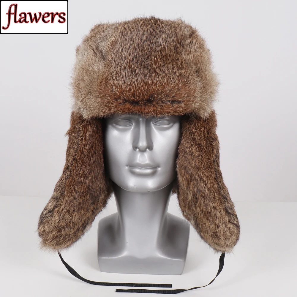 2019 Russia Winter Unisex 100% Genuine Real Rabbit Fur Hat Natural Warm Rabbit Fur Bomber Hats Men Quality Real Rabbit Fur Caps
2019 Russia Winter Unisex 100% Genuine Real Rabbit Fur Hat Natural Warm Rabbit Fur Bomber Hats Men Quality Real Rabbit Fur Caps