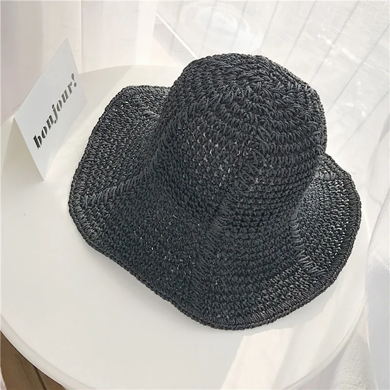 2019 Hot Sale Top round raffia straw hat wide brim summer hats for women with leisure beach hats flat lady Hats
2019 Hot Sale Top round raffia straw hat wide brim summer hats for women with leisure beach hats flat lady Hats