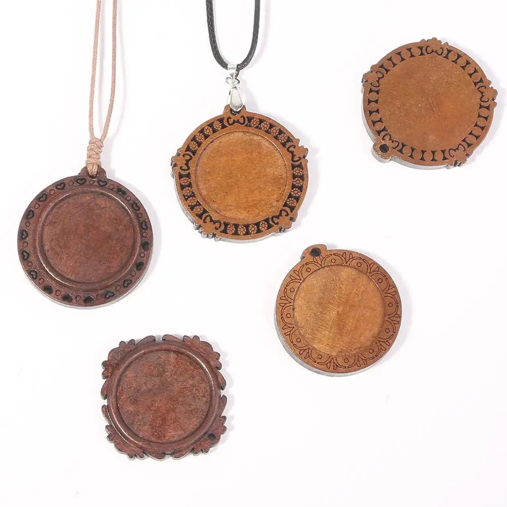 4pcs Wood Cabochon Charms Settings 25mm Inner Size Blank Cameo Pendant Base Trays For Necklace Jewelry Making
4pcs Wood Cabochon Charms Settings 25mm Inner Size Blank Cameo Pendant Base Trays For Necklace Jewelry Making