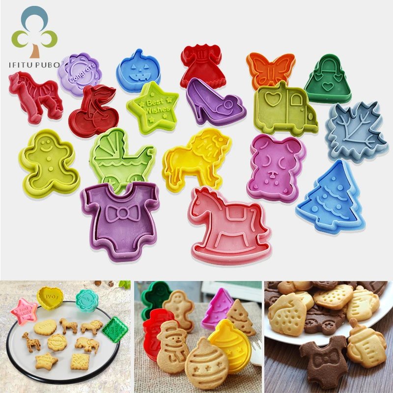 DIY Bake Mold Animals Christams Easter 3D Cookie Cutter Biscuit Cake Molds Cartoon Sugarcraft Decor Kitchen Tool GYH
DIY Bake Mold Animals Christams Easter 3D Cookie Cutter Biscuit Cake Molds Cartoon Sugarcraft Decor Kitchen Tool GYH