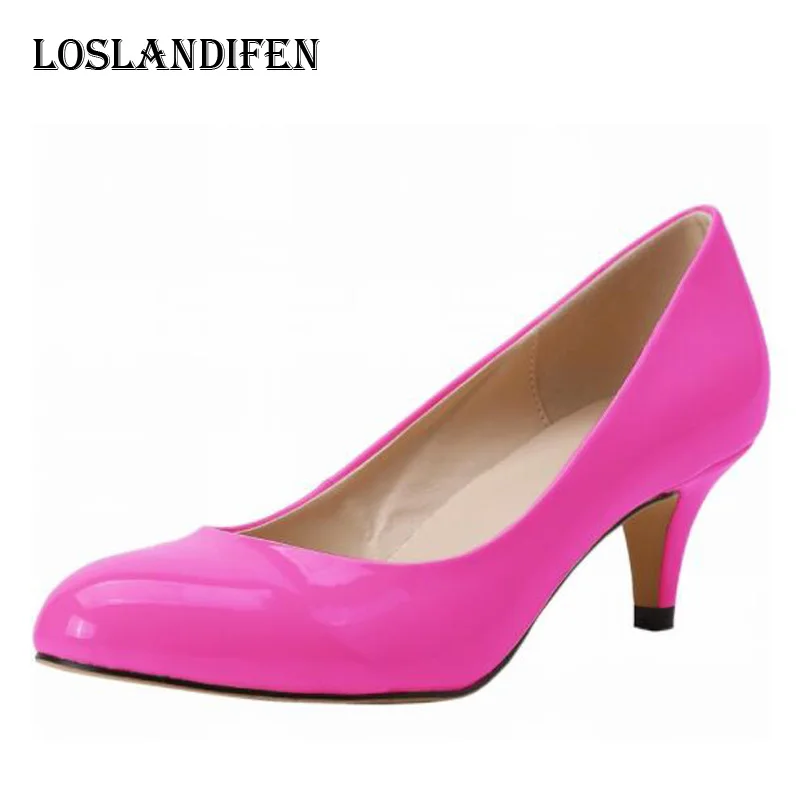 Loslandifen Spring Autumn Style Soild Color Japanned Leather Office High Heel Shoes Fashion Wedding Office Pumps Size 35-42
Loslandifen Spring Autumn Style Soild Color Japanned Leather Office High Heel Shoes Fashion Wedding Office Pumps Size 35-42