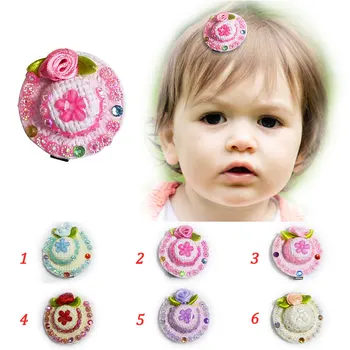 Hair Clips Rhinestone Clamp for Hair Styling Color Barrette Cute Flower Hat Clip Pins Hairpins for Baby Children Women Girls 4cm
Hair Clips Rhinestone Clamp for Hair Styling Color Barrette Cute Flower Hat Clip Pins Hairpins for Baby Children Women Girls 4cm