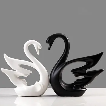 Swan Statue Abstraction Animal Ceramic Craftwork Office Clubhouse Living Room Decoration Wedding Gift L2921
Swan Statue Abstraction Animal Ceramic Craftwork Office Clubhouse Living Room Decoration Wedding Gift L2921