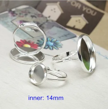 30 pcs/lot Silver Colour Finger Ring Base Blanks Fit 14mm Round Cabochon,Ring Base Setting For DIY
30 pcs/lot Silver Colour Finger Ring Base Blanks Fit 14mm Round Cabochon,Ring Base Setting For DIY