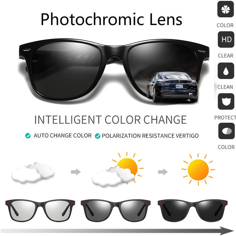 ZJHZQZ New Alloy Polarized Photochromic Sunglasses Men's Womens UV400 Driving Fishing Transition Chameleon Lens Sun Glasses
ZJHZQZ New Alloy Polarized Photochromic Sunglasses Men's Womens UV400 Driving Fishing Transition Chameleon Lens Sun Glasses
