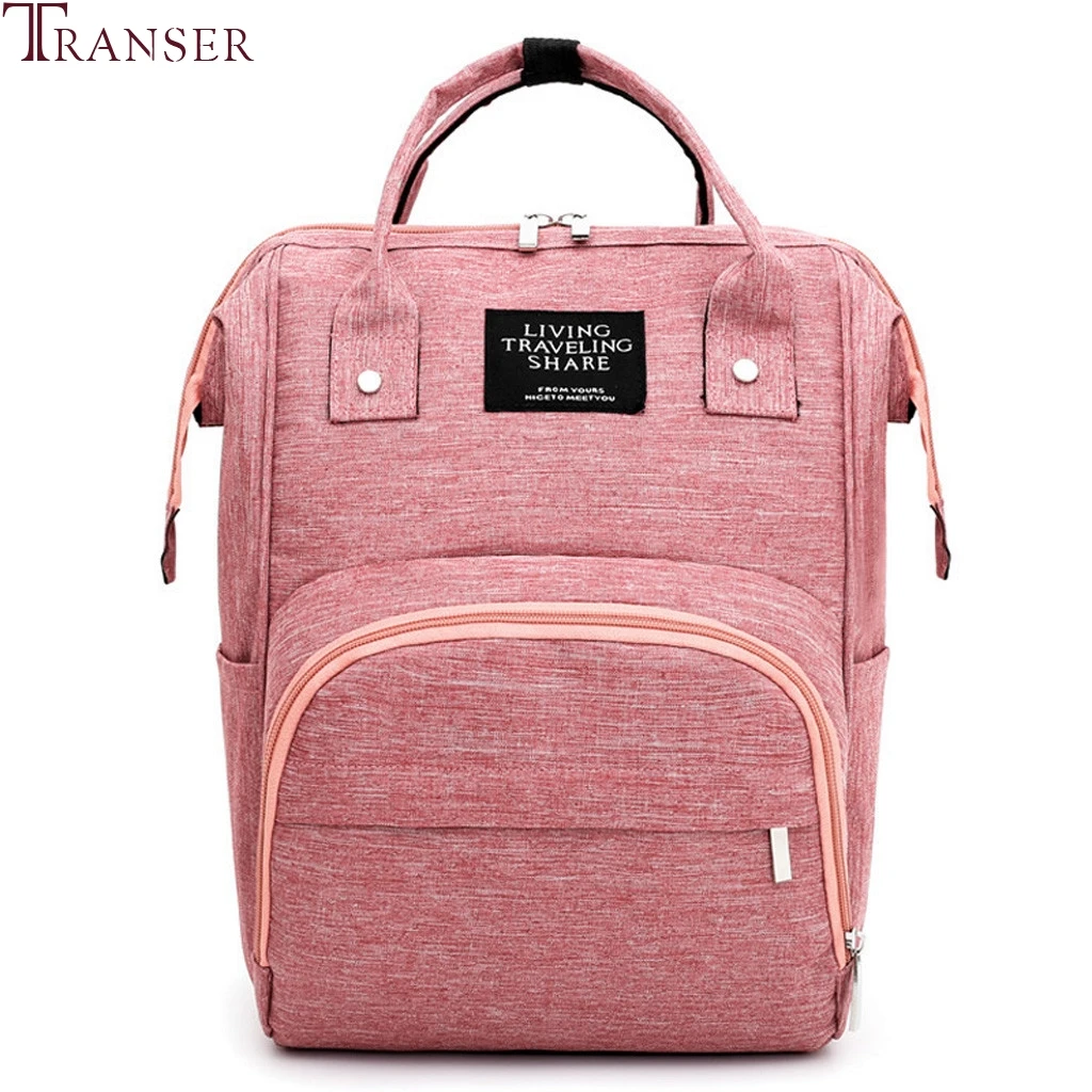 Transer Backpack Women Waterproof Canvas Travel Backpacks Female School Bag For Teenagers Shoulder Bagpack baby bags for mom | Багаж и