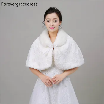 Forevergracedress 2018 New Top Quality Faux Fur Stoles Wedding Wrap Winter Bolero Jacket Bridal Accessories Cape Cloak In Stock 
Forevergracedress 2018 New Top Quality Faux Fur Stoles Wedding Wrap Winter Bolero Jacket Bridal Accessories Cape Cloak In Stock