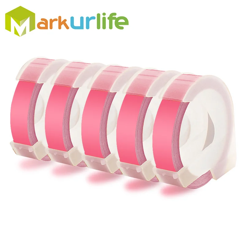 Markurlife 5Pack Compatible for DYMO 3D Plastic Emobossing Label Tapes 520105 9mm*3m for Dymo Embossing Label Printer
Markurlife 5Pack Compatible for DYMO 3D Plastic Emobossing Label Tapes 520105 9mm*3m for Dymo Embossing Label Printer